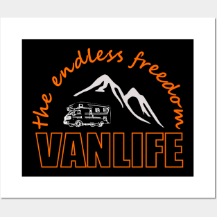 The Endless Freedom. Vanlife Posters and Art